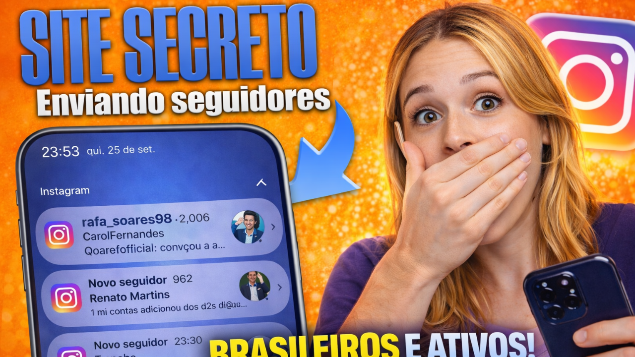 🚀 APRENDA A COMO COMPRAR SEGUIDORES BRASILEIROS E ATIVOS NO INSTAGRAM