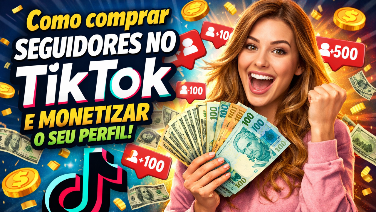 🚀🔥 COMO COMPRAR SEGUIDORES NO TIKTOK E MONETIZAR O SEU PERFIL PARA GANHAR DINHEIRO