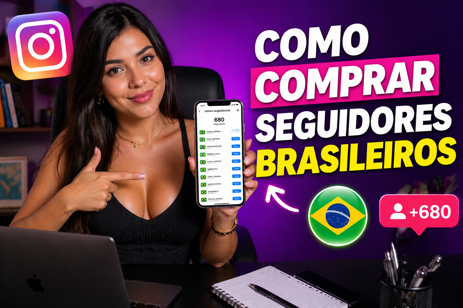 🚀 Como crescer no Instagram e ganhar seguidores com estratégia de crescimento contínuo e escalável