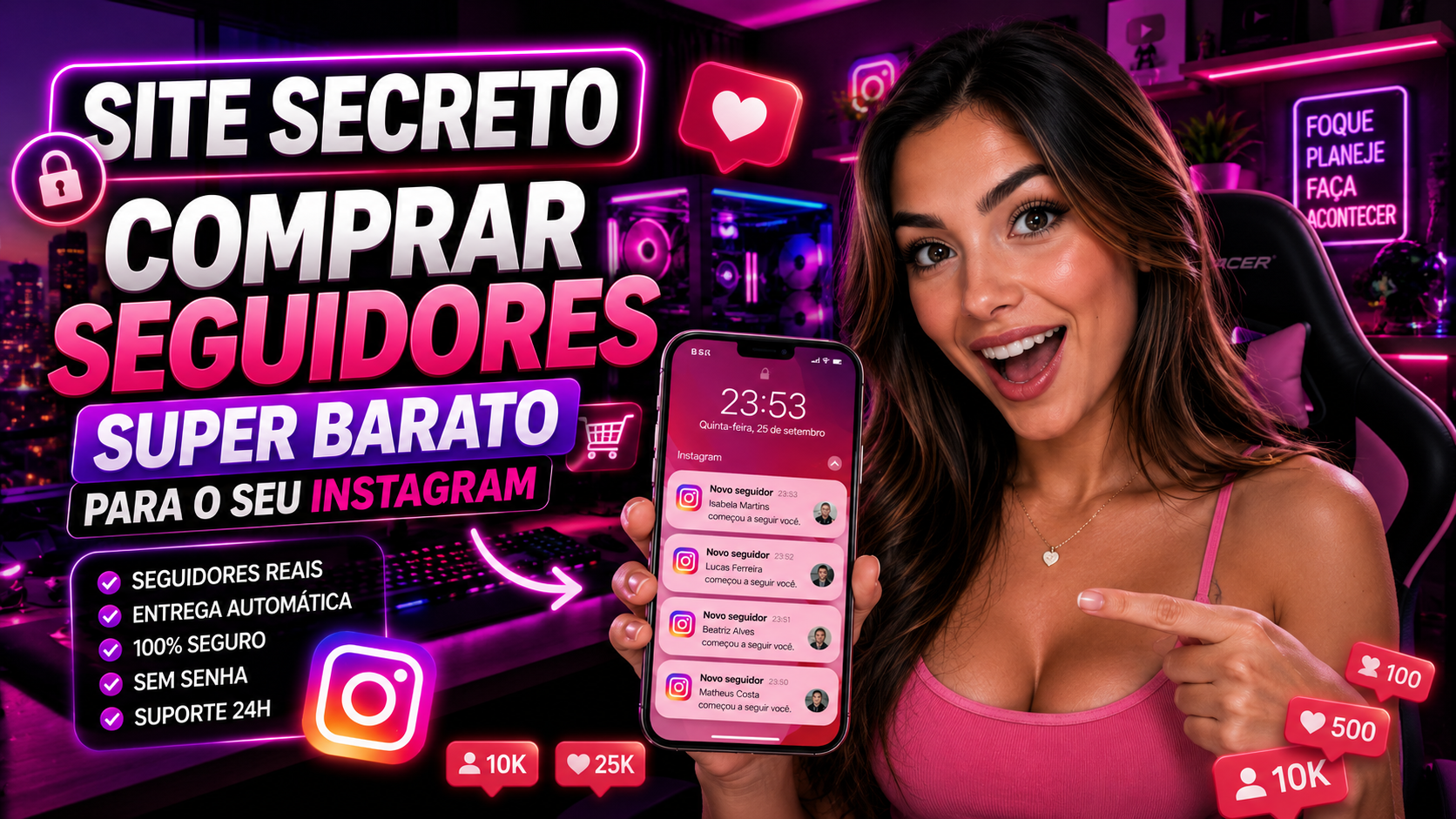 🚀 Como ganhar seguidores no Instagram e crescer com estratégia de crescimento premium, estratégico e escalável