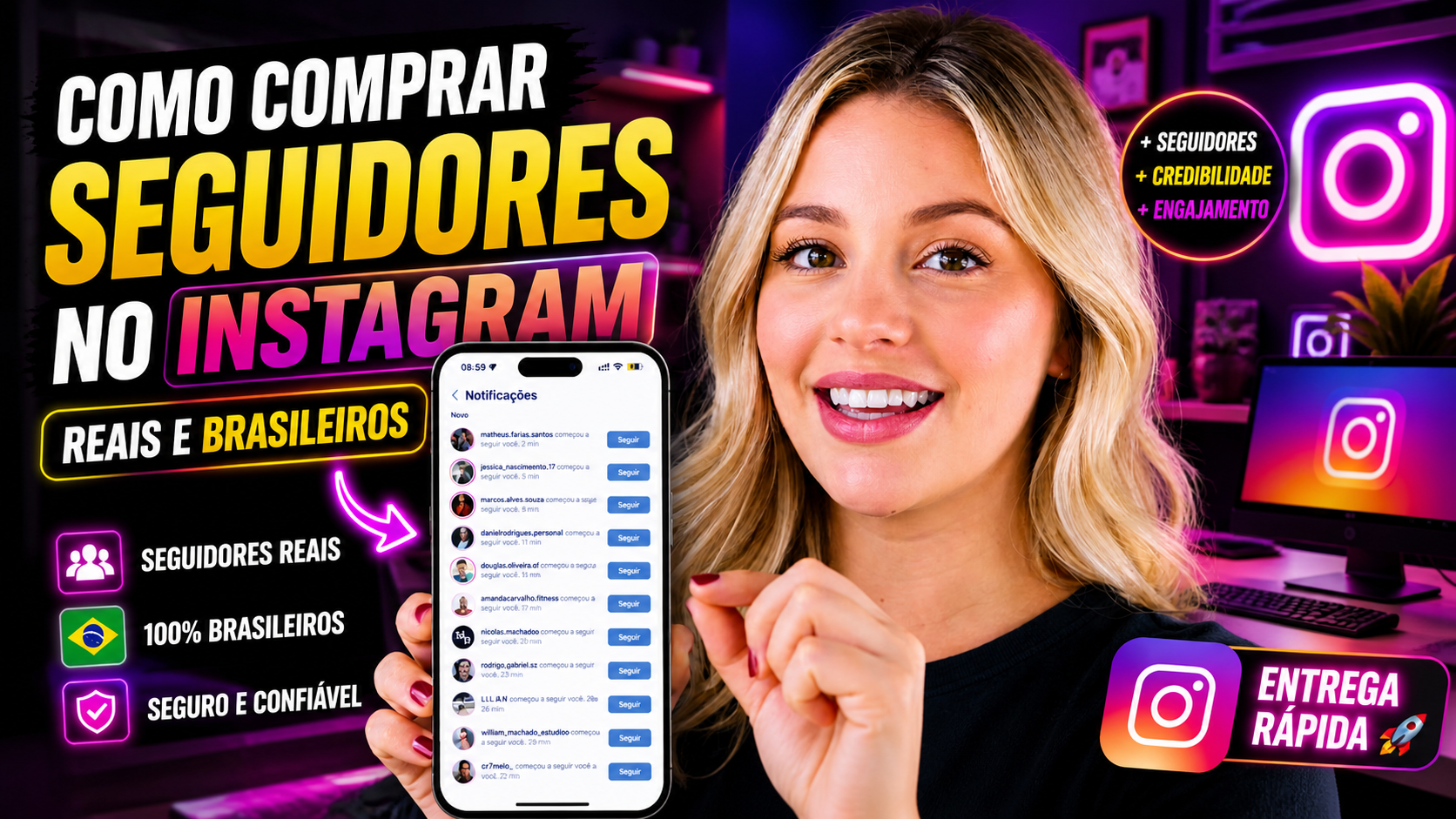 🚀 Como COMPRAR SEGUIDORES no INSTAGRAM e crescer RAPIDO