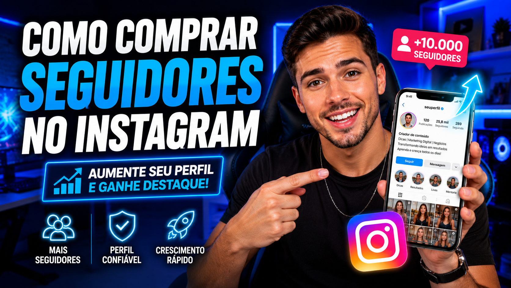 COMO COMPRAR 5 MIL SEGUIDORES QUASE DE GRAÇA NO INSTAGRAM