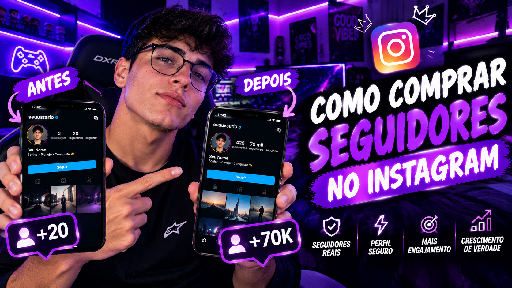 🚀 Como comprar seguidores no Instagram e fortalecer a imagem do seu perfil